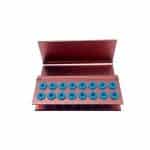Bur Holder 16 Holes Assorted Color Block Sterilizer Stand with Silicone
