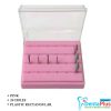 Bur Holder 24 Holes – Plastic Rectangular #Each - pink