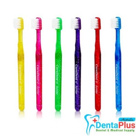 Caredent Toothbrush Junior Sparkle Handle Soft Professional #72/pkt