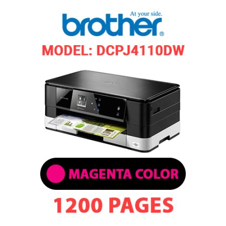 BROTHER DCPJ4110DW PRINTER - MAGENTA INK