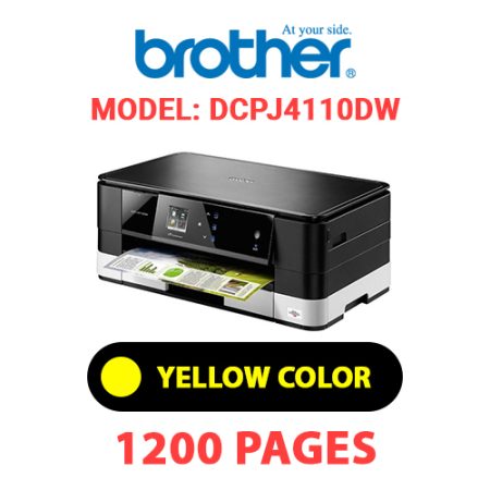BROTHER DCPJ4110DW PRINTER - YELLOW INK