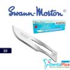 Disposable Scalpel Blade With Handle Sterile (Swann-Morton) 10pcs/pkt - 10