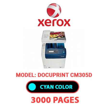 XEROX DocuPrintCM305D - Cyan Toner Cartridge