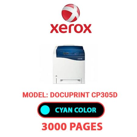 XEROX DocuPrintCP305D - Cyan Toner Cartridge