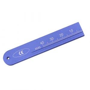 Endo Ruler Aluminium – Autoclavable blue 1 - New Year Super Sale Offer 2021