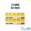H Files - 6pcs/pkt - 21-mm - 55-red