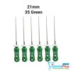 H Files - 6pcs/pkt - 21-mm - 35-green