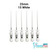 H Files - 6pcs/pkt - 25-mm - 15-white