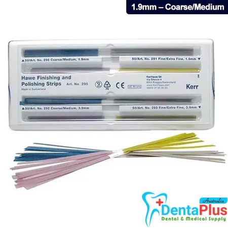 Hawe Finishing & Polishing Strips (100/pkt) Kerr - 1.9mm – Coarse/Medium