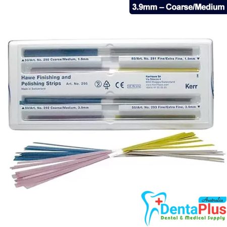 Hawe Finishing & Polishing Strips (100/pkt) Kerr - 3.9mm – Coarse/Medium