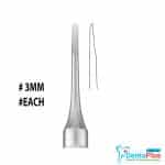 Instrumrnts Elevator Lite-Touch Luxator Straight # 3mm #Each