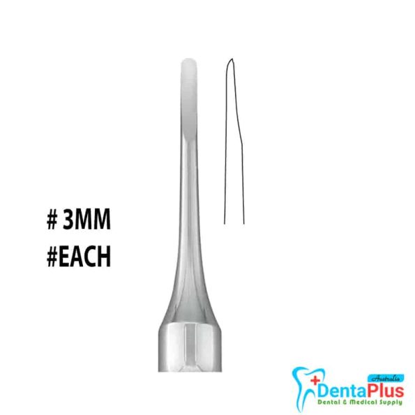 Instrumrnts Elevator Lite-Touch Luxator Straight # 3mm #Each