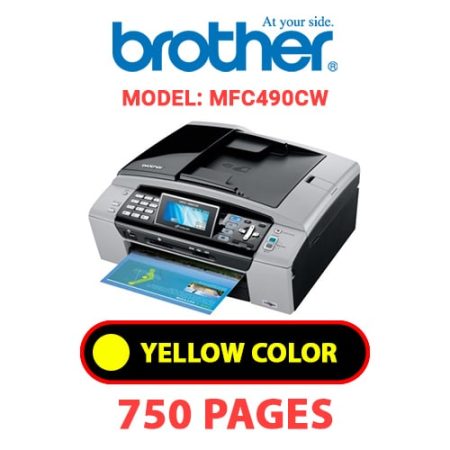 BROTHER MFC490CW - YELLOW INK