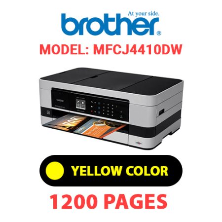 BROTHER MFCJ4410DW PRINTER - YELLOW INK