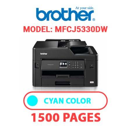 BROTHER MFCJ5330DW PRINTER - CYAN INK