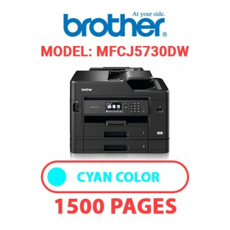 BROTHER MFCJ5730DW PRINTER - CYAN INK
