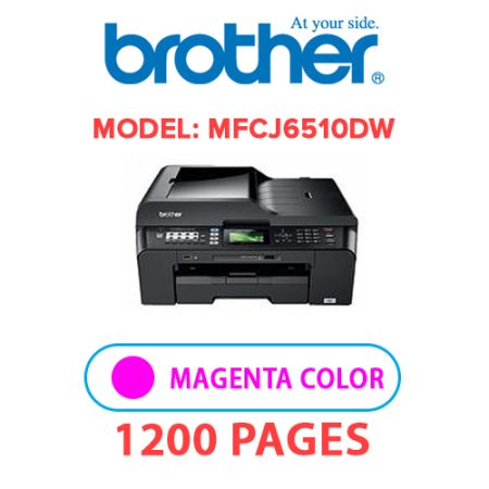 BROTHER MFCJ6510DW PRINTER - MAGENTA INK
