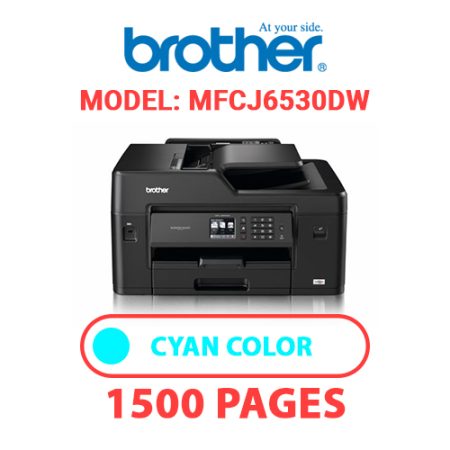 BROTHER MFCJ6530DW PRINTER - CYAN INK