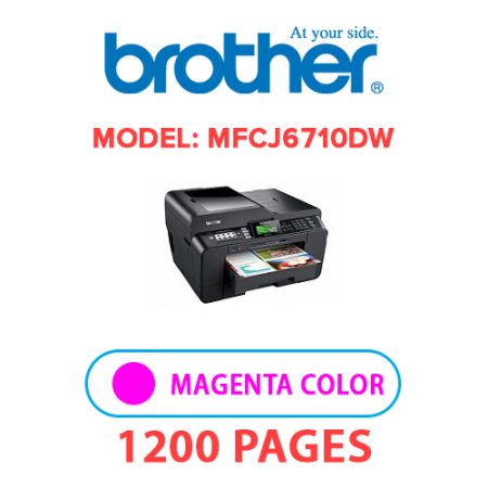 BROTHER MFCJ6710DW PRINTER - MAGENTA INK