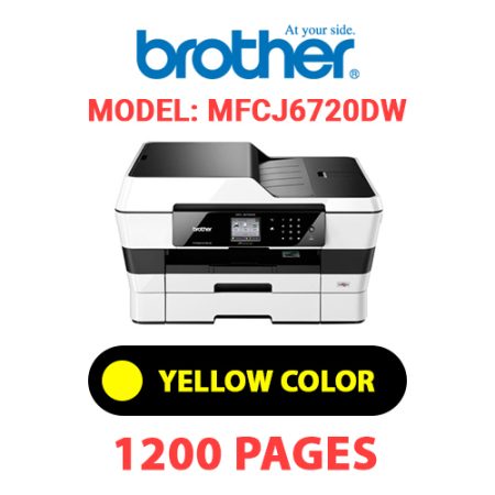 BROTHER MFCJ6720DW PRINTER - YELLOW INK