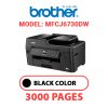 BROTHER MFCJ6730DW PRINTER - BLACK INK