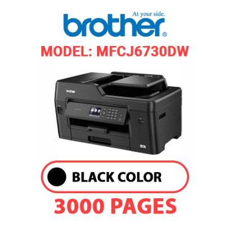 BROTHER MFCJ6730DW PRINTER - BLACK INK