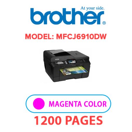 BROTHER MFCJ6910DW PRINTER - MAGENTA INK