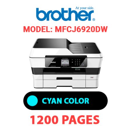 BROTHER MFCJ6920DW PRINTER - CYAN INK