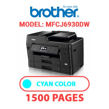 BROTHER MFCJ6930DW PRINTER - CYAN INK