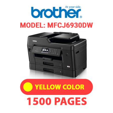 BROTHER MFCJ6930DW PRINTER - YELLOW INK