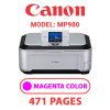CANON MP980 PRINTER - MAGENTA INK