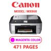 CANON MX860 PRINTER - MAGENTA INK