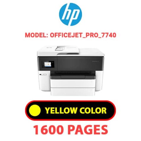 HP OfficeJet_Pro_7740 - YELLOW INK