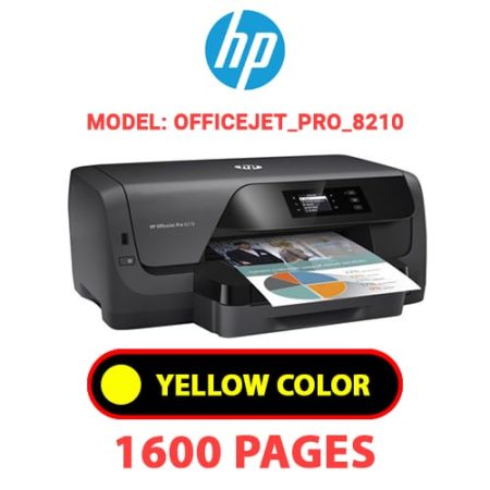 HP OfficeJet_Pro_8210 - YELLOW INK