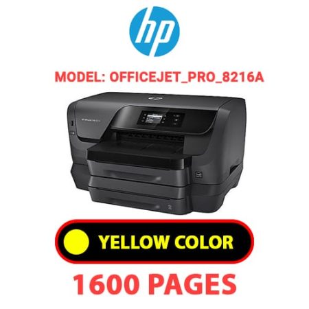 HP OfficeJet_Pro_8216a - YELLOW INK