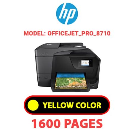 HP OfficeJet_Pro_8710 - YELLOW INK