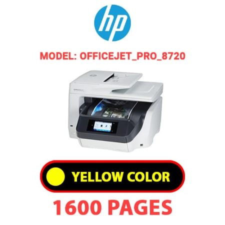 HP OfficeJet_Pro_8720 - YELLOW INK