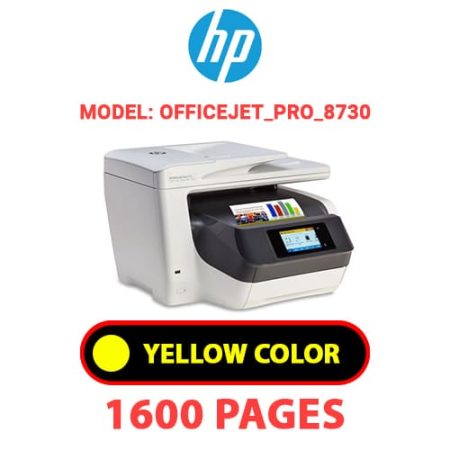 HP OfficeJet_Pro_8730 - YELLOW INK