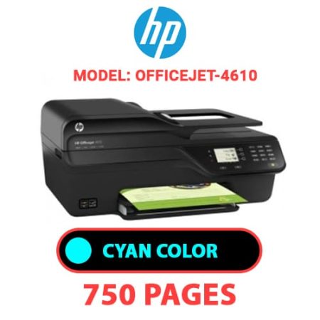 HP Officejet_4610 - CYAN INK