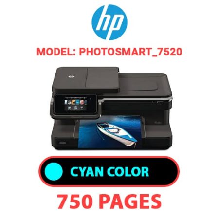HP Photosmart_7520 - CYAN INK