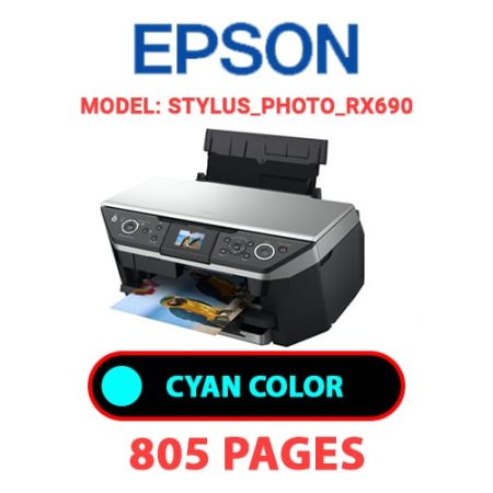 EPSON STYLUS_PHOTO_RX690- CYAN (BLUE) INK