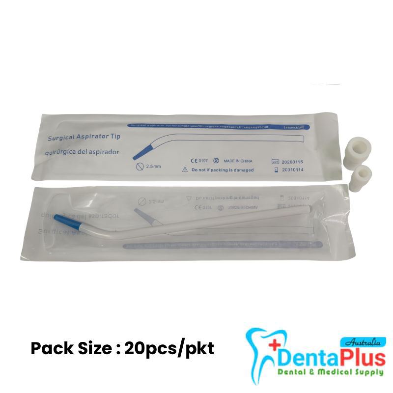 Surgical Aspirator Tips Sterile Single Pack- 20pcs/pkt