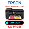 EPSON Workforce_7510 - CYAN INK