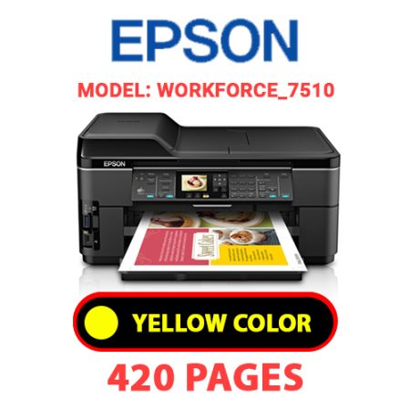 EPSON Workforce_7510 - YELLOW INK