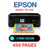 EPSON XP-400 PRINTER - CYAN INK