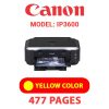 CANON iP3600 PRINTER - YELLOW INK