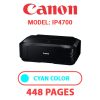 CANON iP4700 PRINTER - CYAN INK
