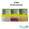 K Files - 6pcs/pkt - 21-mm - 45-80-assorted