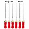 H Files - 6pcs/pkt - 25-mm - 55-red