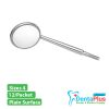 Mouth Mirror Plain Surface 12pcs/pkt - 4